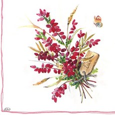 에리카 냅킨 5장 K-11-013, 혼합, 5개, 1세트