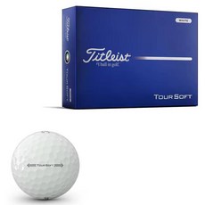 Titleist Tour Soft 高爾夫球, 1個, 12入, 白色