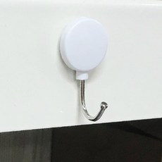 녹여붙이는 후크 고리 걸이 무타공 부착식 녹이는 6개