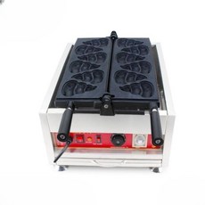 똥빵메이커 양면 온도 조절 기계 길거리 간식 제빵기 전기팬 와플 붕어빵 푸드트럭 기계, NP-223（110V）