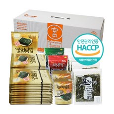 궁전맛김 본사직영 불맛이 살아있는 정통 김 선물세트 4호(혼합형), 1개