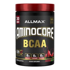 ALLMAX Aminocore BCAA支鏈胺基酸粉 西瓜口味, 1個, 315g