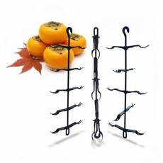 곶감말이 곶감만들때쓰는걸이 블랙레드 10구 걸이 감말리기 베란다건조대 감말랭이, 꼭지핀(블랙20개)