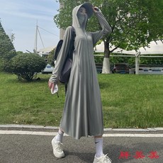 【M-5XL大尺碼】大尺碼女裝 防曬衣 長版防曬衣 防曬外套 全身防護 防曬衣女款夏季新款長款過膝全身防紫外綫冰