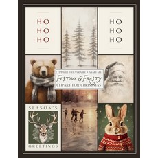 (영문도서)Festive & Frosty Clipart for Christmas: Clippable - Frameable - Giftable Paperback, Independently Published, English, 9798268652406