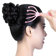 수동 머리 지압기 핸디 두피 마사지기 1p, 1개