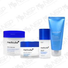 오늘출발메디큐브 제로 모공 4종 세트 (패드+세럼+크림+폼)빠른배송, 1세트