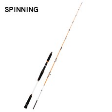 近海船釣竿 50號 軟尾 海筏竿 八爪魚專用 鐵板竿 岸拋竿 萬用竿 釣魚竿, 直柄(SPINNING),1.55米(50#)
