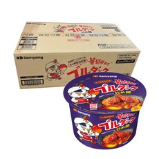 일본한정 삼양 붉닭볶음면 큰컵 양념치킨맛, 16개