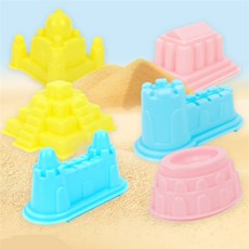 모래놀이 모래성 몰드 6종 세트, 6개