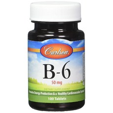 Carlson B-6 50 毫克片劑, 1個, 100 件