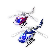 sg 사운드불빛 헬리콥터 비행기장난감 아기장난감, 경찰헬기, 1개