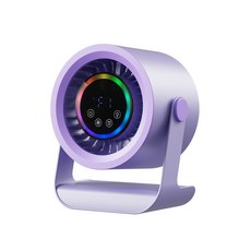 桌面循環扇 迷你電風扇 循環冷風扇, 紫色,18.5*16*18CM