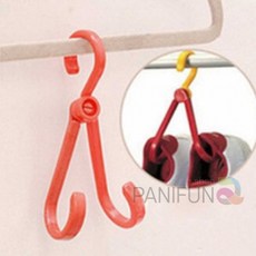 차량용 뒤자리 가방걸이 더블 후크고리 옷걸이 악세사리 인테리어 훅 수납 행거 편의, 1개