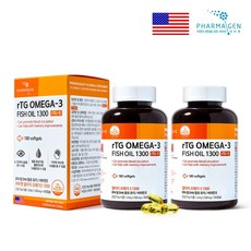 파마젠 rTG 알티지 오메가3, 180정, 2개