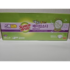 3M 스카치브라이트 베이킹소다 더블액션 물걸레 청소포 표준형 50매 코스트코, 1개