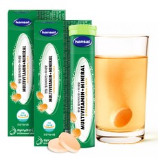 한잘 독일 오렌지맛 발포비타민 멀티비타민+미네랄, 20정, 2개