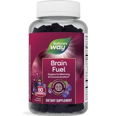 Nature's Way 然萃維 Brain Fuel葡萄軟糖, 1個, 60入
