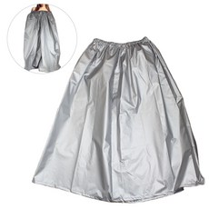 좌욕 훈증용 가운 족용 반신욕용 좌훈치마, 실버, 1개