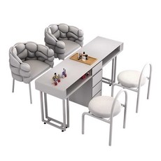 네일 시술대 테이블 네일테이블 네일아트책상 작업 소, 1개, 0.8m 나무+대리석