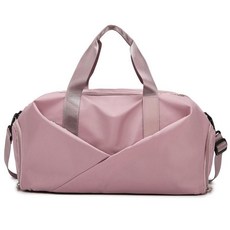 運動健身乾溼分離包女游泳收納旅行包手提輕便單肩大容量瑜伽短途, 櫻花粉小號, 1個