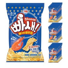 해태제과 빠새 빠삭한새우칩, 60g, 11개