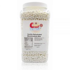 Sarah's Candy Factory 바닐라 미니 탈수 마시멜로 병 0.5kg(1파운드), 1 Pound (Pack of 1), 0.5kg