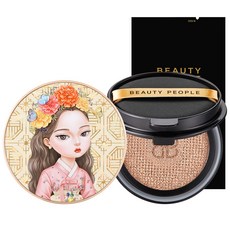 본품+리필 뷰티피플 철벽녀 시즌16 두유 크림 커버 쿠션 파운데이션 18g, 1개, 본품[버전2]+리필/21호