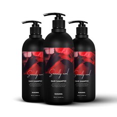 바나날 퍼퓸드 헤어 샴푸 섹슈얼리 무드, 500ml, 3개