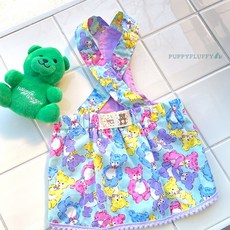 상아꽃 프릴티 / 앵두리본거즈 원피스 / 강아지 고양이 원피스 / 강아지 고양이 티셔츠, 1개