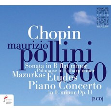 [CD] Maurizio Pollini 마우리치오 폴리니 1960년 쇼팽 콩쿠르 실황 (Chopin Piano Competition 1960) : 피아노 협...