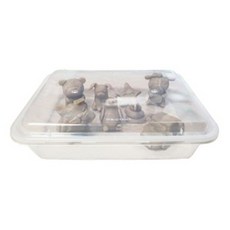 TNB 가로 22cm 세로 18cm 유토 마르지않는 보관용기, 단품