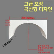 통로 셀프가벽 가벽 부자재 현관 사무실 인테리어 공간분리 가림막, 0mm, 120 x 25x65 높이 5cm 감소