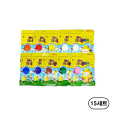 동아 몰랑이 허니클레이 50g, 15세트, 혼합색상