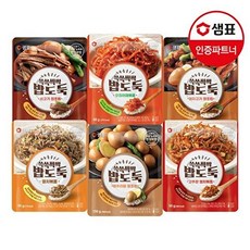 샘표 [T] [샘표] 쓱쓱싹싹 밥도둑 6종 3+3개 골라담기 /간편식/반찬, 6개