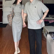 커플 시밀러룩 셔츠 반팔 하와이안 휴양지 여행 긴팔 호캉스 드레스 웨딩촬영 패밀리룩 원피스