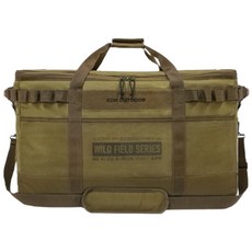 KAZMI KZM 工業風裝備收納袋100L 裝備袋 行李袋 露營收納, 棕色, 1個