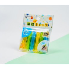 MITSUTRU 鉛筆筆帽 多功能鉛筆延長器 6入組, 1個, 可當延筆器筆帽/(超值六入組)藍綠黃