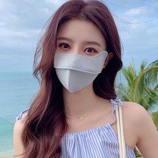 冰絲面罩 防曬女 騎行夏季 冰涼透氣全臉 立體護眼角臉基尼 高顏值