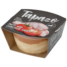 三入組&六入綜合【特百滋 Tapazo】開胃三層杯 犬用 80g 狗罐頭 豐富口感, 1個, 獵人雞肉小排x3+黃金慢燉小牛x3