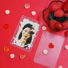 3인치 포카 하드케이스 연예인 경량소재 안정성 전면보호 양면 굽힘방지