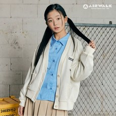 에어워크 주니어 스쿨룩 베어 니트 가디건