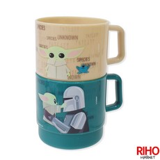 里和 lilfant 韓國製 星際大戰 304不鏽鋼兒童餐具組 (湯匙/叉子/學習筷/水杯/防燙碗), 1個, (特價)2入水杯250ml