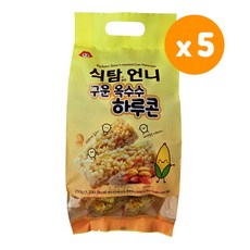 식탐언니 구운옥수수 하루콘, 5개, 250g