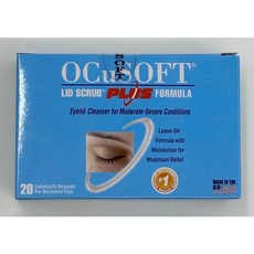 오큐 소프트 리드 스크럽 플러스 포뮬라 눈꺼풀세정제 개별 포장, 60개, 1.45g