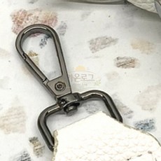 가온로그 D링 고리 흑니켈 25mm 2P 가방연결고리