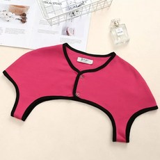 어깨 넥 목 산모 남녀는 여름 수면 방한 보호 보온 조끼 워머 잠자는 중년, AN. 벨벳 없는 로즈 레드 썸머 스타일