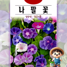 KS종묘 나팔꽃 40립 혼합 덩굴식물 일년생 꽃씨 씨앗 종자, 1개