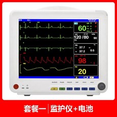 의료용 모니터 구급차 휴대용 산소 모니터링 표준구성 측정기 기타 건강 기타측정기 디지털, A.모니터+배터리+액세서리+3증명서