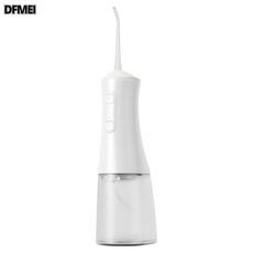 DFMEI 衝牙器便攜式口腔電動洗牙器手持衝牙器家用除牙結石衝牙器, 1個, 如圖, 白色英文